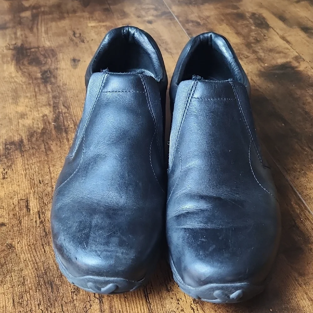 MERRELL | Men's Dual Density‎ Jungle Moc Midnight Leather Slip-On Loafers | 14